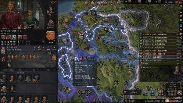 《十字军之王3》长子获得大部分封地方法介绍