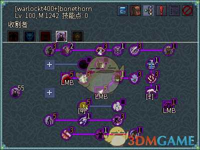 《像素黑暗史》术士T500-血骨荆棘加点配装一览