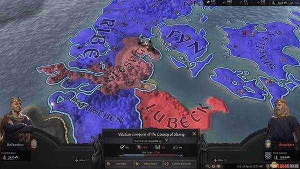 《十字军之王3》新手早期刚正面方法介绍