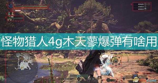 怪物猎人4g木天蓼爆弹有啥用