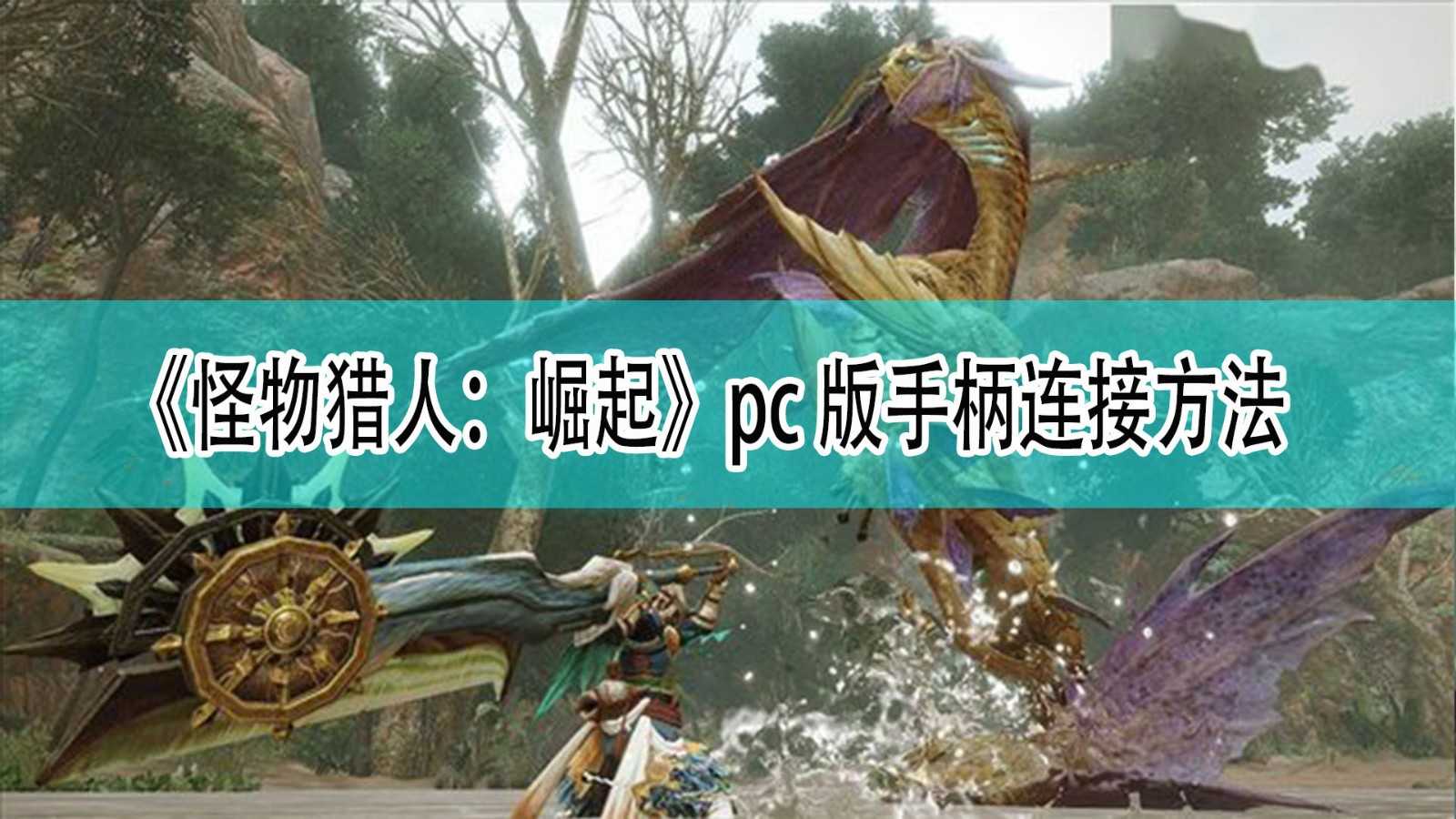 《怪物猎人:崛起》PC版连接手柄方法