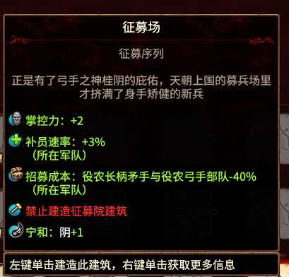 《全面战争:战锤3》征募院及征募场效果区别介绍