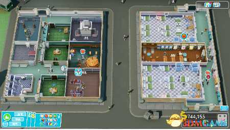 《双点医院》跌落镇三星通关经验