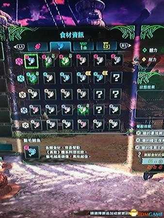 怪物猎人世界全自由任务介绍 怪物猎人食物素材一览