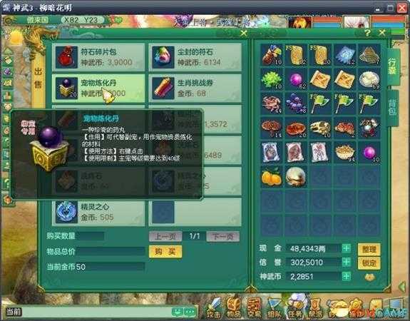 《神武3》宠物炼化手册 洗宠教程全攻略