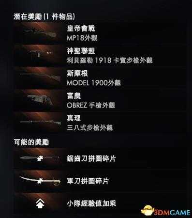 战地1 1月4号更新战斗包内容一览