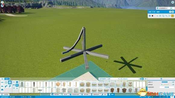 过山车之星中国式凉亭设计步骤