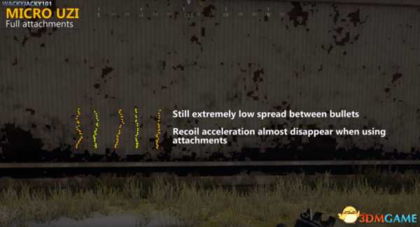 绝地求生各冲锋枪全自动后坐力图文解析