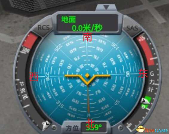坎巴拉太空计划罗盘识别教程