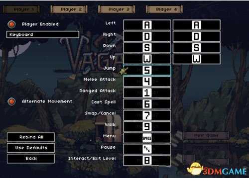 流浪Vagante更改游戏按键方法