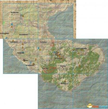 英年早逝A测试版大地图一览