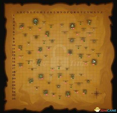 盗贼之海各岛屿动物分布一览