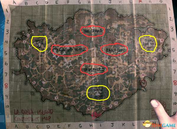 SOS大逃杀地图及各资源分布