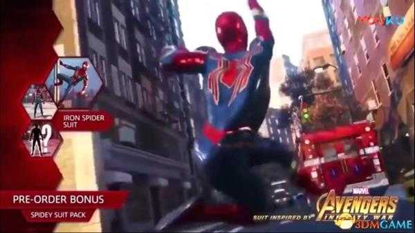 蜘蛛侠预购奖励 蜘蛛侠钢铁战衣演示视频