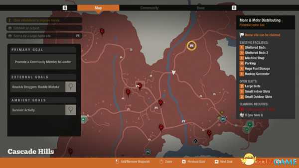 腐烂国度2地图一所有基地位置一览