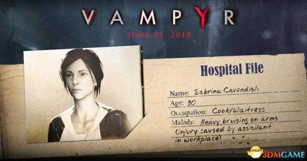 吸血鬼NPC女服务员与医生介绍