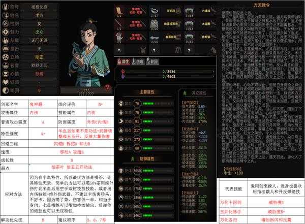 《太吾绘卷》鬼神霞剑冢Boss属性分享