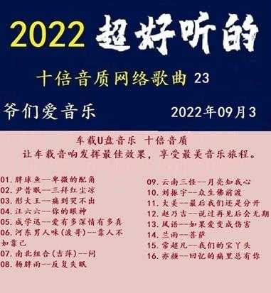群星《2022超好听的十倍音质网络歌曲(23)》WAV分轨