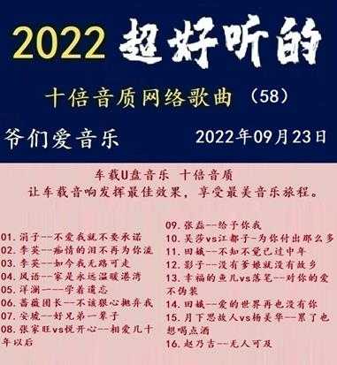 群星《2022超好听的十倍音质网络歌曲(58)》WAV分轨