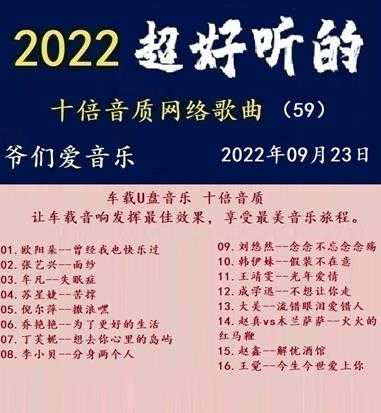 群星《2022超好听的十倍音质网络歌曲(59)》WAV分轨
