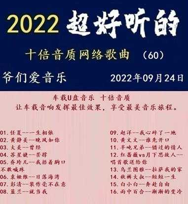 群星《2022超好听的十倍音质网络歌曲(60)》WAV分轨
