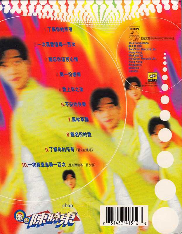 陈晓东.1996-激版.陈晓东(精选)【宝丽金】【WAV+CUE】