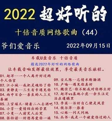 群星《2022超好听的十倍音质网络歌曲(44)》WAV分轨