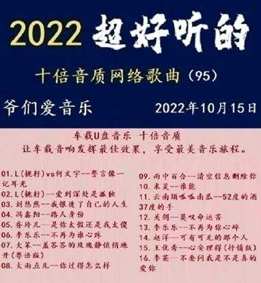 群星《2022超好听的十倍音质网络歌曲(95)》WAV分轨
