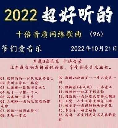 群星《2022超好听的十倍音质网络歌曲(96)》WAV分轨