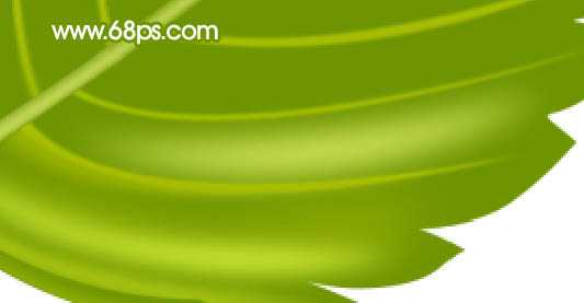 Photoshop逼真的绿色叶子制作方法