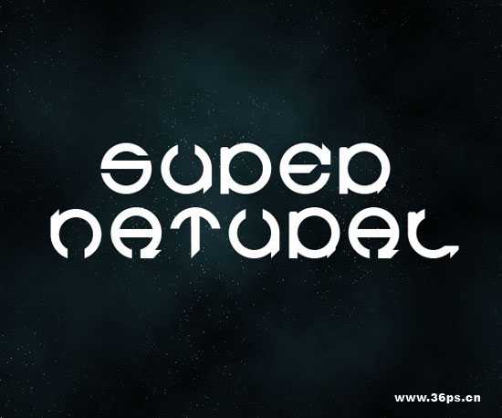 Photoshop打造超酷的边缘发光的荧光字