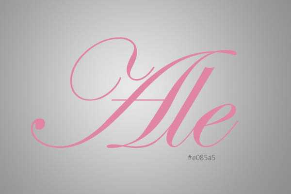 Photoshop打造梦幻的粉色水晶字