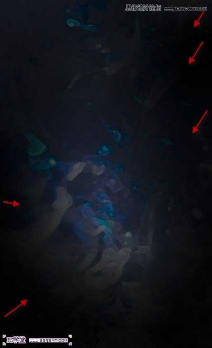 Photoshop设计制作蓝色发光效果的艺术字