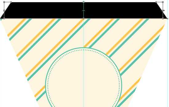 Photoshop设计一个简单的三角旗横幅