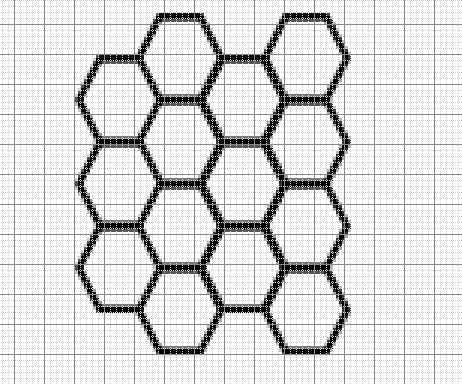 PS入门教程:手把手教你绘制一个深沉典雅的蜂巢背景