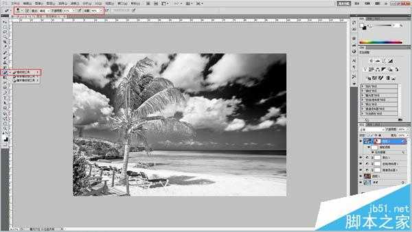 Photoshop把照片制作成红外摄影效果图文详解