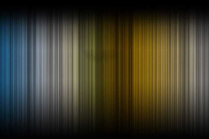 photoshop快速制作渐变彩色竖条纹桌面壁纸教程