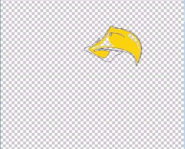 ps中怎么绘制一个老鹰头像图标?