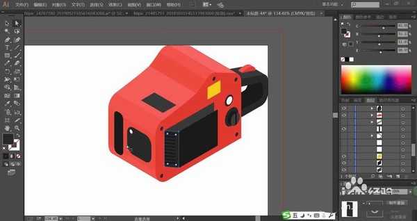 ai怎么绘制电锯工具? ai电锯的画法