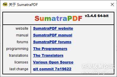 Sumatra PDF3.4.6